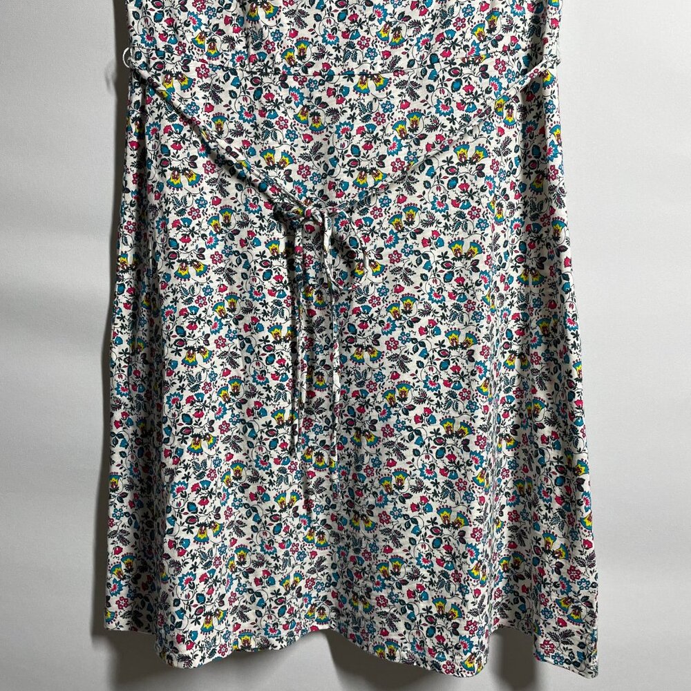 Boden Womens Multicolor Bethany Floral Print Ruffle Trim Sleeveless Sundress 14 - Picture 4 of 12
